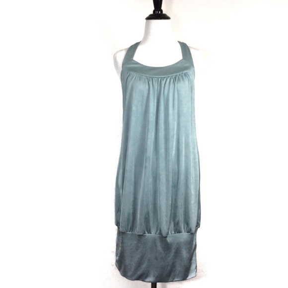 Marciano Dresses & Skirts - ❌SOLD❌ Marciano Halter Tiffany Blue Trumpet Dress